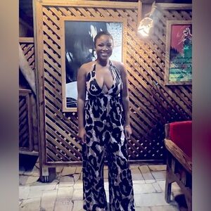 DVF for Target leopard jumpsuit